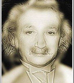 Optický klam Albert Einstein a Marilyn Monroe